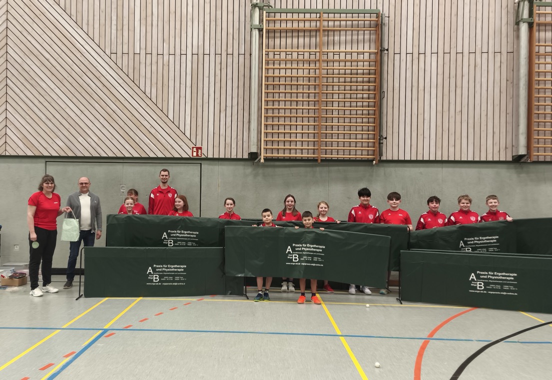 Neue Tischtennis Banden von Axel Böge